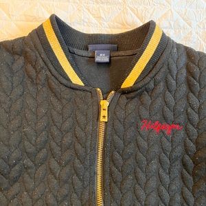 Tommy Hilfiger black jacket. Girls 6X.  Lining 40% cotton.